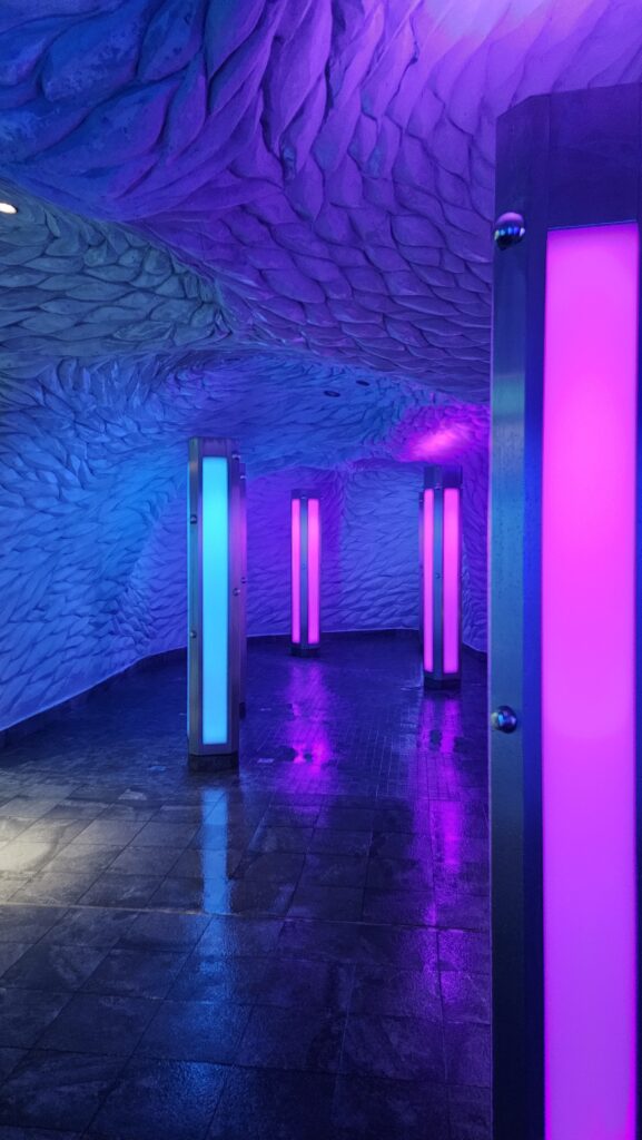 Shower Room at Aquascope, Futuroscope Xperiences – France