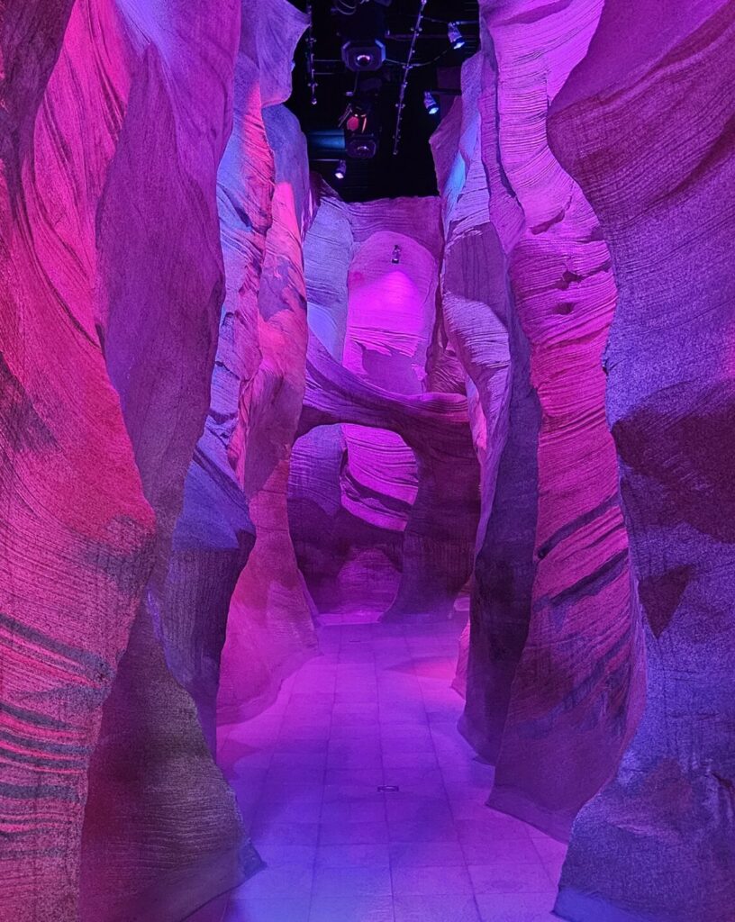 Le Canyon (Les Abysses de Lumière) at Aquascope, Futuroscope Xperiences – France